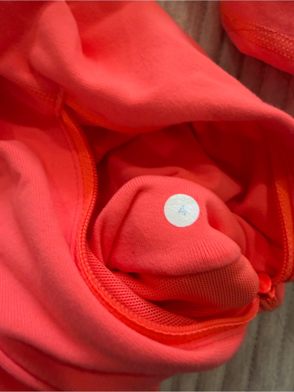 lululemon Athletic fitted full zip jacket Coral-Pink